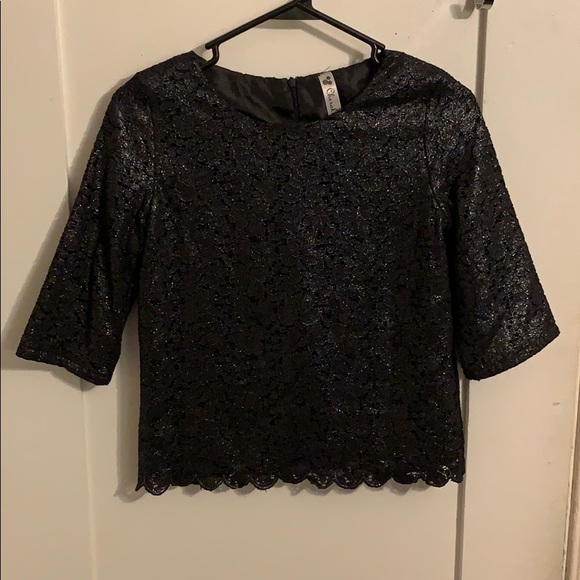Cherokee Other - Sparkly black formal girl’s top